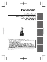 Preview for 1 page of Panasonic KX-PRLA20E Installation Manual