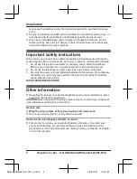 Preview for 6 page of Panasonic KX-PRLA20E Installation Manual