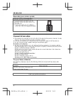 Предварительный просмотр 4 страницы Panasonic KX-PRS110FX Operating Instructions Manual