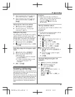 Предварительный просмотр 27 страницы Panasonic KX-PRS110FX Operating Instructions Manual