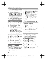 Предварительный просмотр 36 страницы Panasonic KX-PRS110FX Operating Instructions Manual