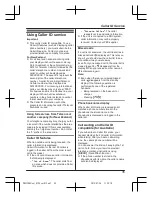 Preview for 35 page of Panasonic KX-PRS120AZ Operating Instructions Manual