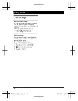 Preview for 12 page of Panasonic KX-PRS120C Operating Instructions Manual