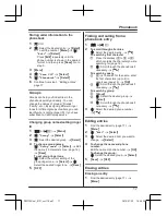 Preview for 17 page of Panasonic KX-PRS120C Operating Instructions Manual