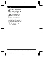 Preview for 14 page of Panasonic KX-PRS120E Operating Instructions Manual