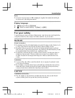 Preview for 5 page of Panasonic KX-PRSA10C Installation Manual