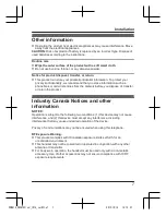 Preview for 7 page of Panasonic KX-PRSA10C Installation Manual