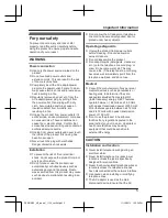 Preview for 5 page of Panasonic KX-PRW110BX Operating Instructions Manual