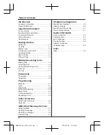 Preview for 2 page of Panasonic KX-PRW110FX Operating Instructions Manual