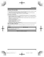 Preview for 5 page of Panasonic KX-PRW110FX Operating Instructions Manual