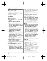 Preview for 6 page of Panasonic KX-PRW110FX Operating Instructions Manual