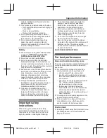 Preview for 7 page of Panasonic KX-PRW110FX Operating Instructions Manual