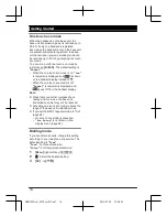 Preview for 14 page of Panasonic KX-PRW110FX Operating Instructions Manual