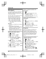 Preview for 18 page of Panasonic KX-PRW110FX Operating Instructions Manual