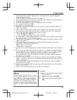 Preview for 27 page of Panasonic KX-PRW110FX Operating Instructions Manual