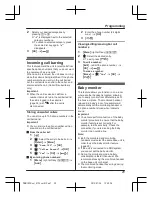 Preview for 29 page of Panasonic KX-PRW110FX Operating Instructions Manual