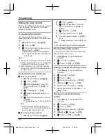 Preview for 30 page of Panasonic KX-PRW110FX Operating Instructions Manual