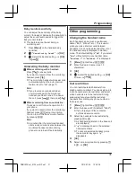 Preview for 31 page of Panasonic KX-PRW110FX Operating Instructions Manual