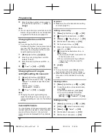 Preview for 32 page of Panasonic KX-PRW110FX Operating Instructions Manual