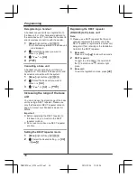 Preview for 34 page of Panasonic KX-PRW110FX Operating Instructions Manual