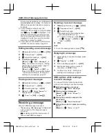 Preview for 38 page of Panasonic KX-PRW110FX Operating Instructions Manual