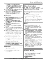 Preview for 7 page of Panasonic KX-PRW120 Operating Instructions Manual