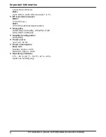 Preview for 8 page of Panasonic KX-PRW120 Operating Instructions Manual