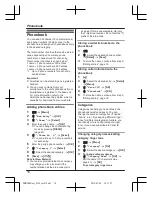 Предварительный просмотр 18 страницы Panasonic KX-PRW120AZ Operating Instructions Manual