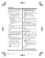 Предварительный просмотр 32 страницы Panasonic KX-PRW120AZ Operating Instructions Manual