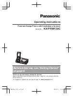 Panasonic KX-PRW130C Operating Instructions Manual preview