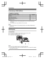 Предварительный просмотр 2 страницы Panasonic KX-PRWA13C Installation Manual