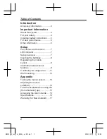 Preview for 2 page of Panasonic KX-PRX120AZ Installation Manual