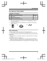 Preview for 3 page of Panasonic KX-PRX120AZ Installation Manual