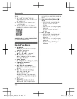 Preview for 16 page of Panasonic KX-PRX120AZ Installation Manual