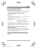 Preview for 17 page of Panasonic KX-PRX120AZ Installation Manual