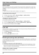 Предварительный просмотр 38 страницы Panasonic KX-PRX120C Operating Instructions Manual