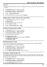 Предварительный просмотр 39 страницы Panasonic KX-PRX120C Operating Instructions Manual