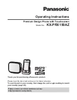 Panasonic KX-PRX150AZ Operating Instructions Manual preview