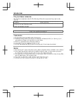 Preview for 4 page of Panasonic KX-PRX150FX Quick Manual