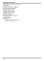 Preview for 12 page of Panasonic KX-PRX150FXB Operating Instructions Manual