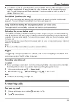 Preview for 25 page of Panasonic KX-PRX150FXB Operating Instructions Manual