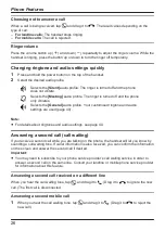 Preview for 26 page of Panasonic KX-PRX150FXB Operating Instructions Manual