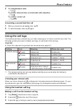 Preview for 27 page of Panasonic KX-PRX150FXB Operating Instructions Manual