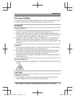 Preview for 5 page of Panasonic KX-PRXA10 Installation Manual