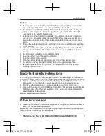 Preview for 7 page of Panasonic KX-PRXA15E Installation Manual