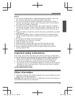 Preview for 7 page of Panasonic KX-PRXA15EXB Installation Manual