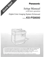 Panasonic KX-PS8000 Setup Manual preview