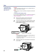 Предварительный просмотр 64 страницы Panasonic KX-PS8100 Operating Instructions Manual