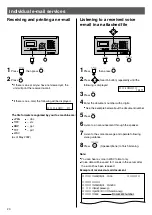 Предварительный просмотр 20 страницы Panasonic KX-PW100CL Quick Reference Manual