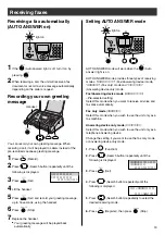 Preview for 19 page of Panasonic KX-PW101CL Quick Reference Manual